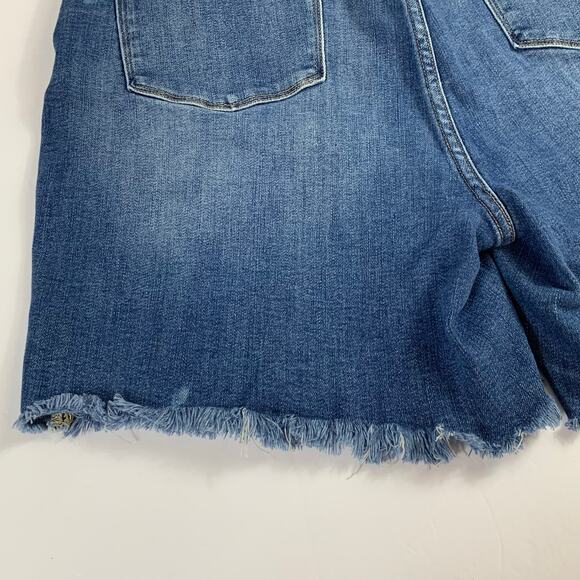 Judy Blue Shorts Women’s Plus 3XL Bailey Distressed Raw Hem High Rise - Picture 12 of 16